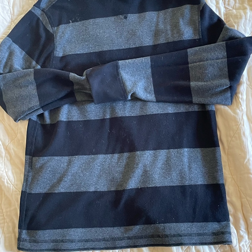 Boys' Arizona Jean Co. Thermal Long Sleeve Shirt - Charcoal - Size Large